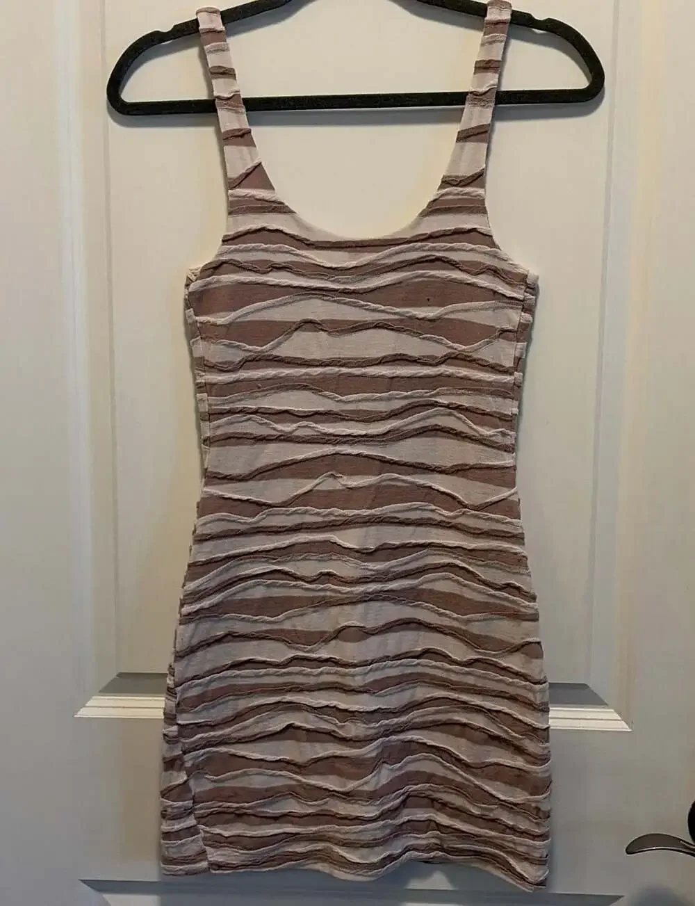 Free People Whirlwind Stripe Bodycon Mini Dress size small